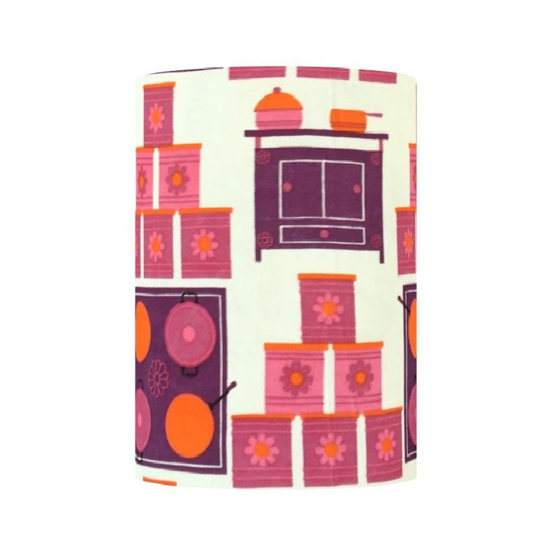 Lampshade Kitchen H35cm D25cm - vintage tissue