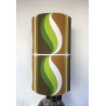 Lampshade  Forest H60cm D35cm - 70s fabric