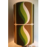 Lampshade  Forest H60cm D35cm - 70s fabric