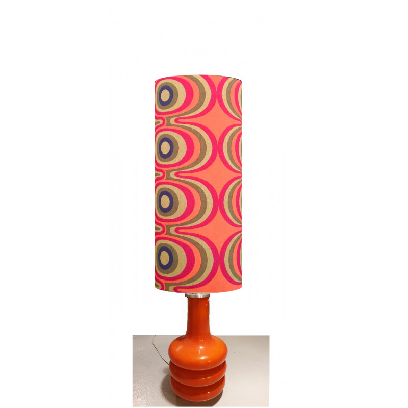 Lampshade Target H75cm D30cm - vintage fabric