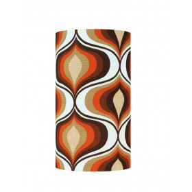 Lampshade Snake eye H50cm D25cm - vintage tissue
