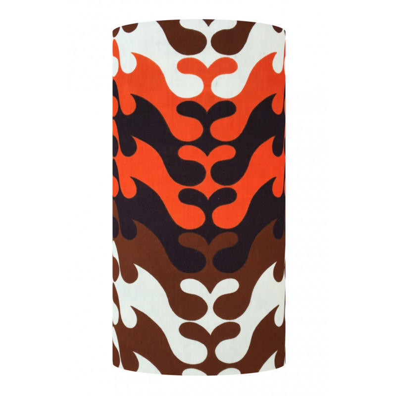 Lampshade Rorschach H50 D25cm - vintage fabric