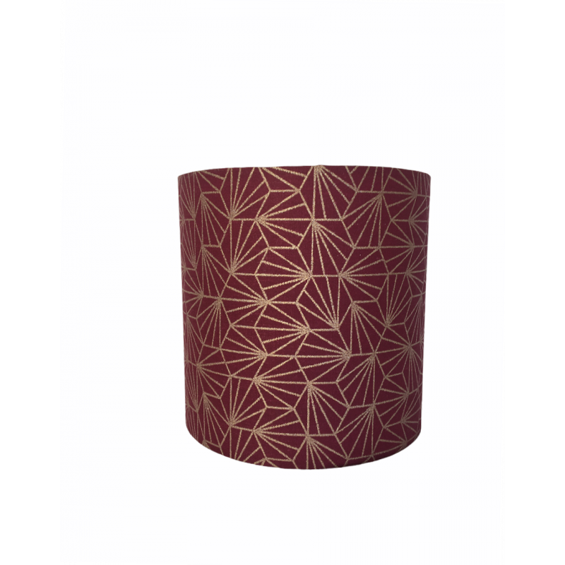 Lampshade Canopée H16cm D16cm - geometric tissue Lampshade Canopée H16cm D16cm - geometric tissue