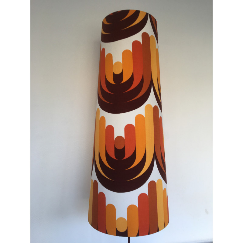 Lampshade Athena H87cm D35cm D25cm - vintage fabric