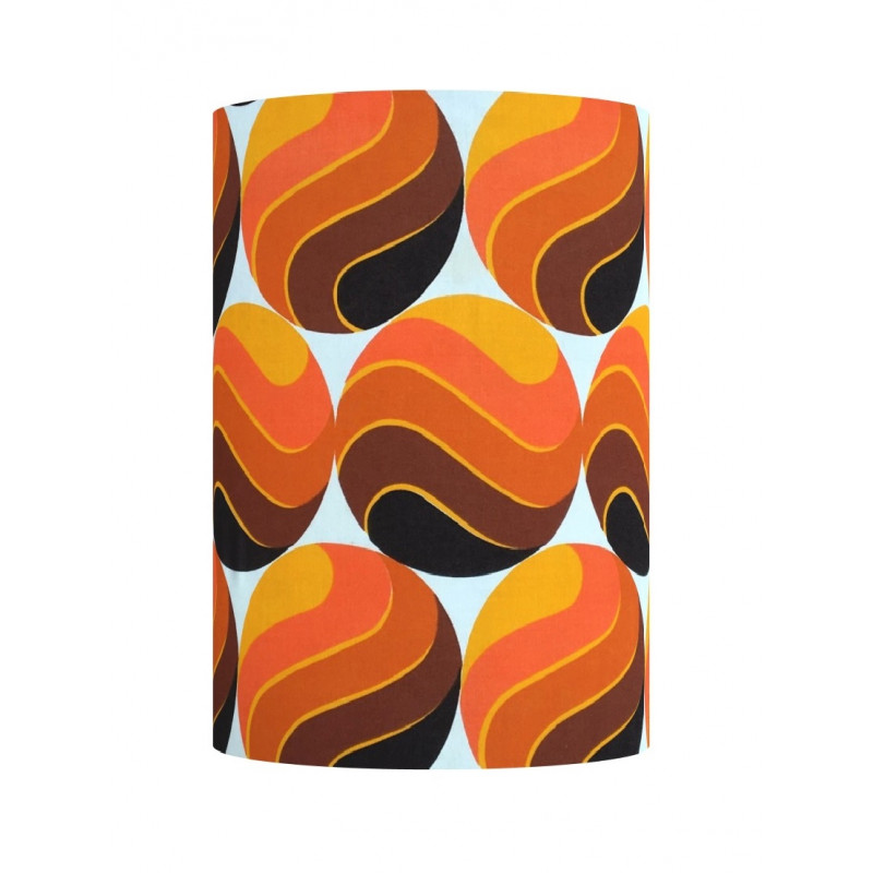 Lampshade Mango H36cm D30cm - vintage fabric Lampshade Mango H36cm D30cm - vintage fabric
