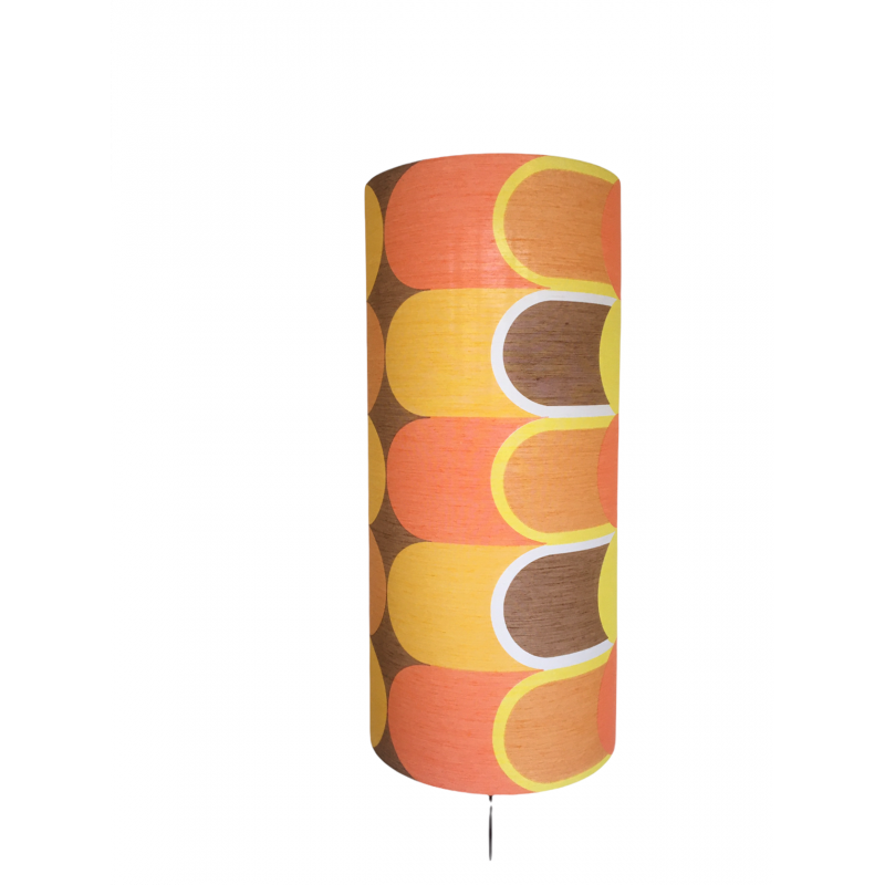 Lampshade Switch H65cm D30cm - vintage fabric Lampshade Switch H65cm D30cm - vintage fabric