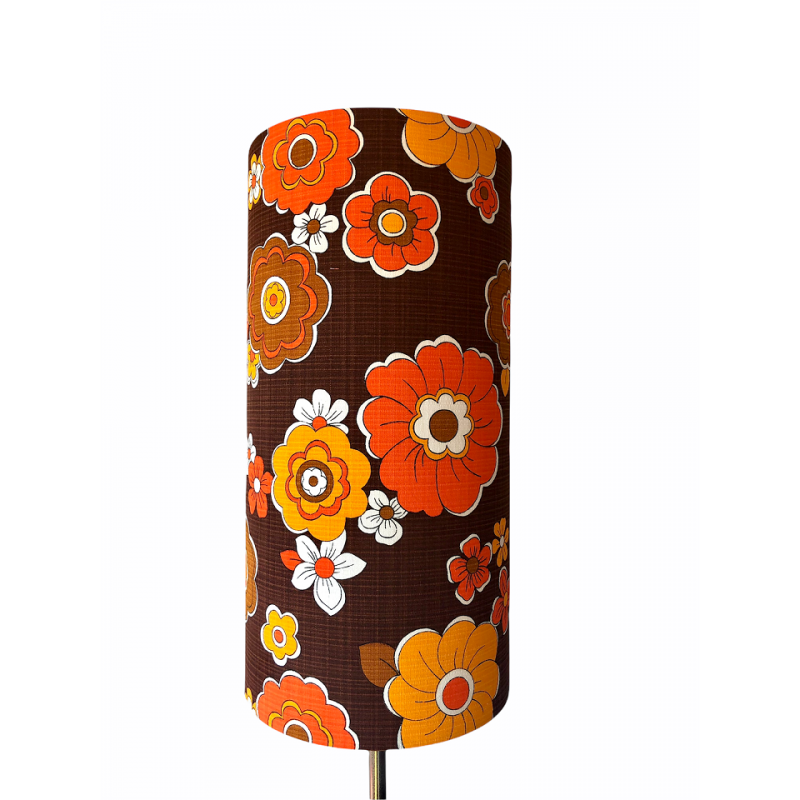 Lampshade Tourelle florale H50 D25 - vintage fabric Lampshade Tourelle florale H50 D25 - vintage fabric
