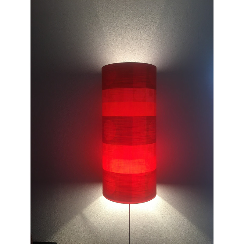 Lampshade Babylon H80cm D30cm - vintage fabric