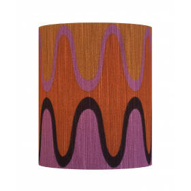 Abat-jour Ola Brown H40 D35 - tissu...