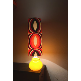 Floor Lamp orange opalin glass...