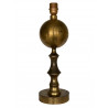 Desk Lamp Jupiter - silk and 70's brass