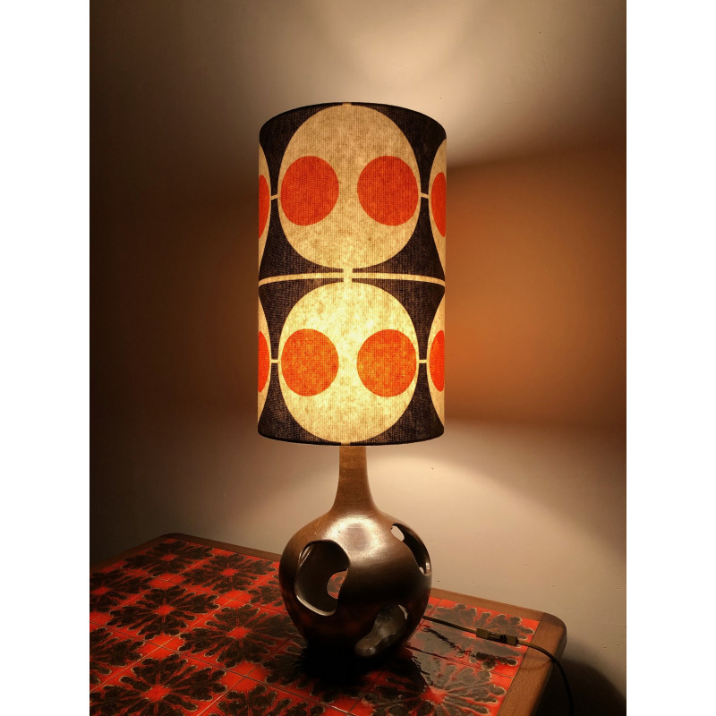 Desk Lamp Alien - 70's fabric