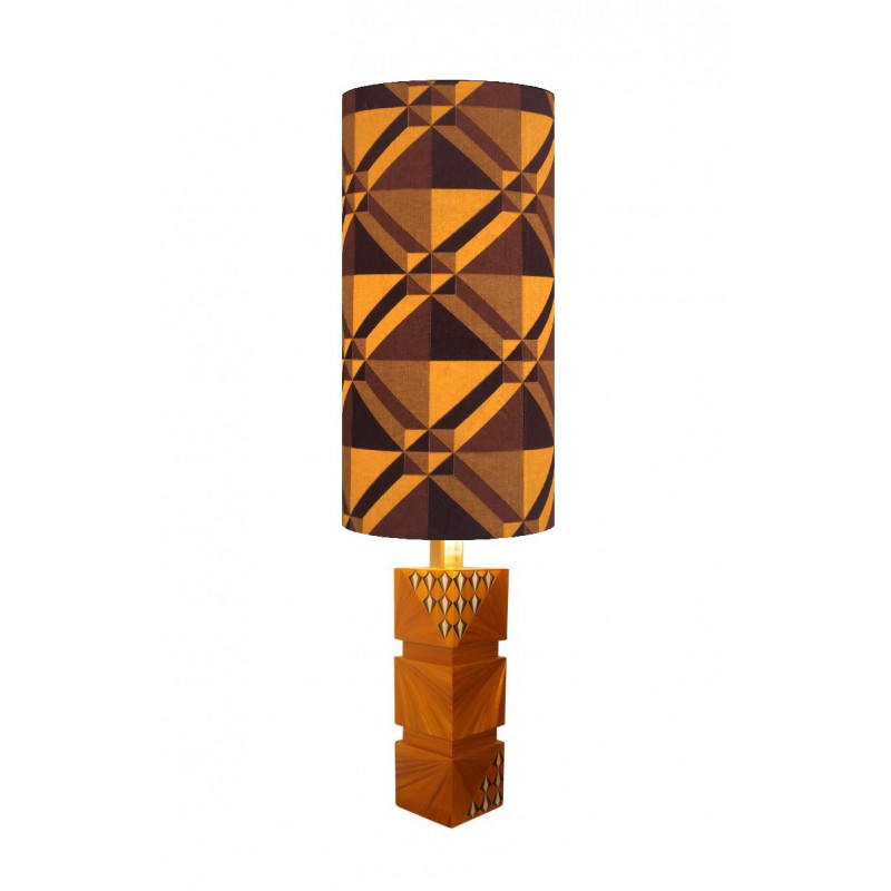 Lampshade Abat-jour Mirage H57cm D30cm - vintage tissue