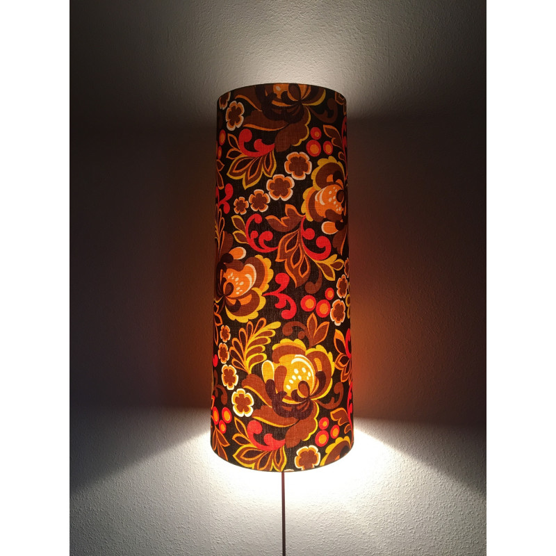 Lampshade Ete indien H80cm D35cm-D30cm - vintage tissue