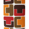 Lampshade Tétris H37 D40 - vintage fabric