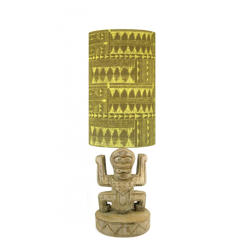 Lampshade Totem H50 D30cm - vintage tissue