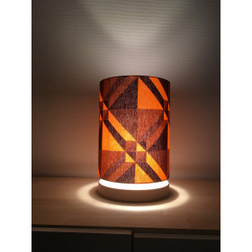 Lamp'angel Mirage H30cm D20cm - tissu vintage