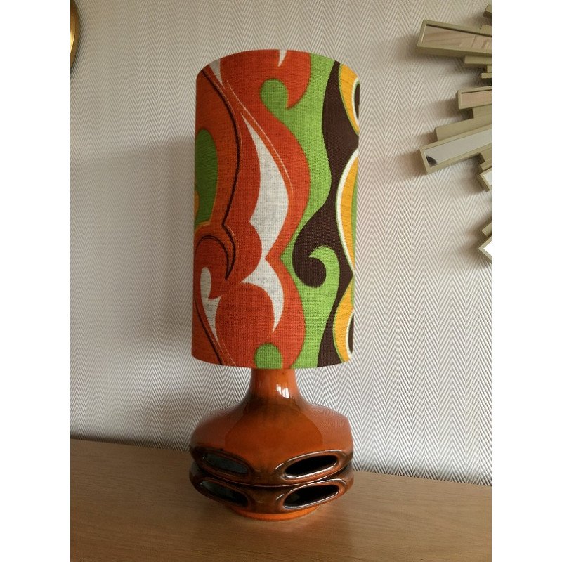 desklamp Devil céramic Stein - vintage Germany 70s