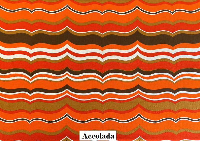 tissu vintage accolada