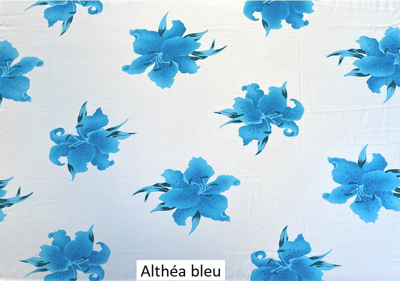 tissu vintage althea-bleu