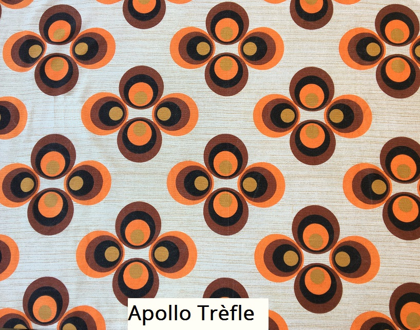 tissu vintage apollo-trefle