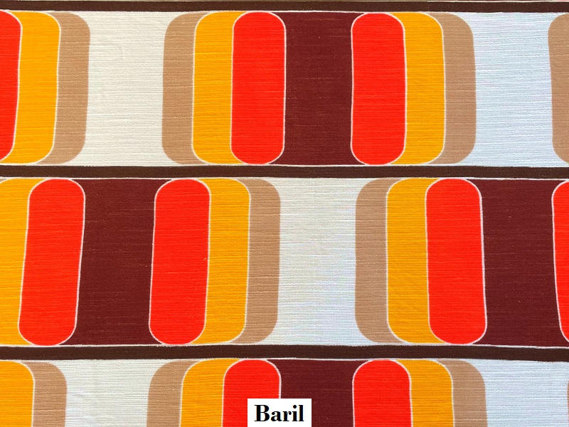 tissu vintage baril