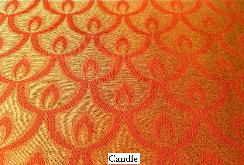 tissu vintage candle