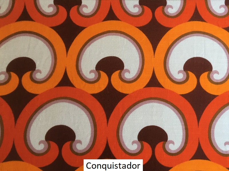 tissu vintage conquistador