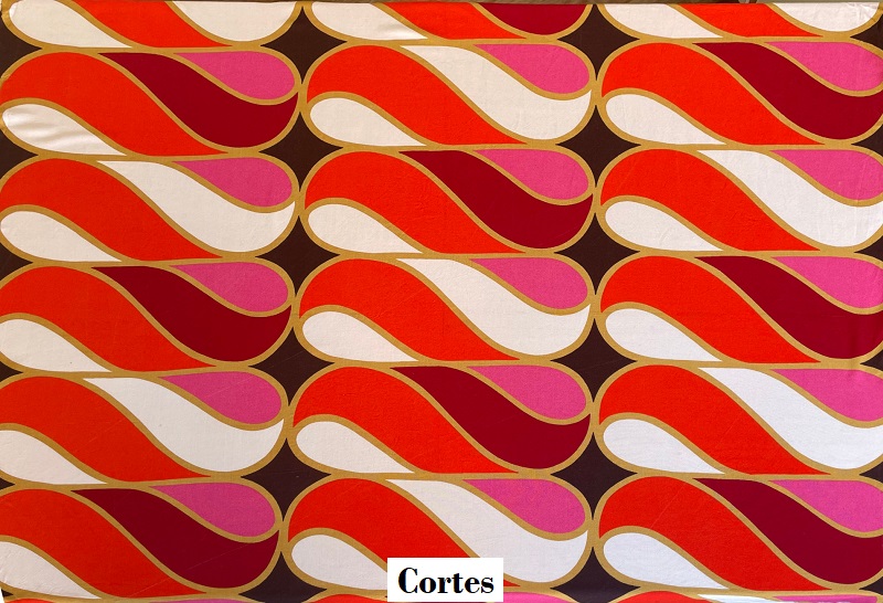 tissu vintage cortes
