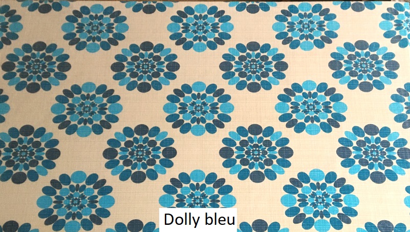 tissu vintage dolly-bleu