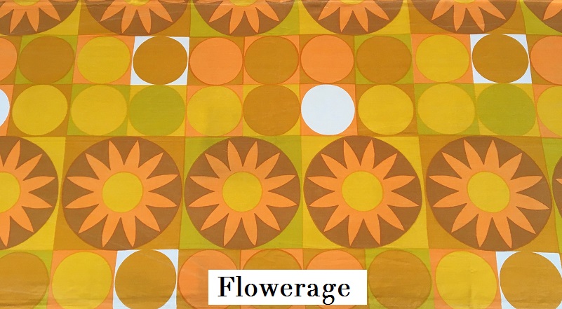 tissu vintage flowerage