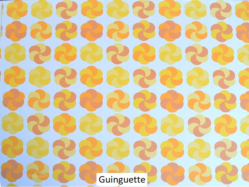 tissu vintage guinguette