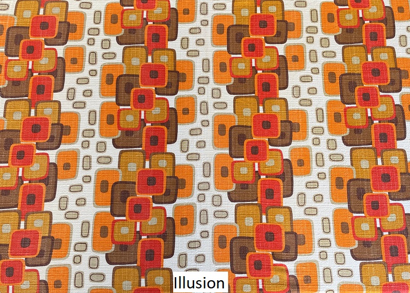 tissu vintage illusion