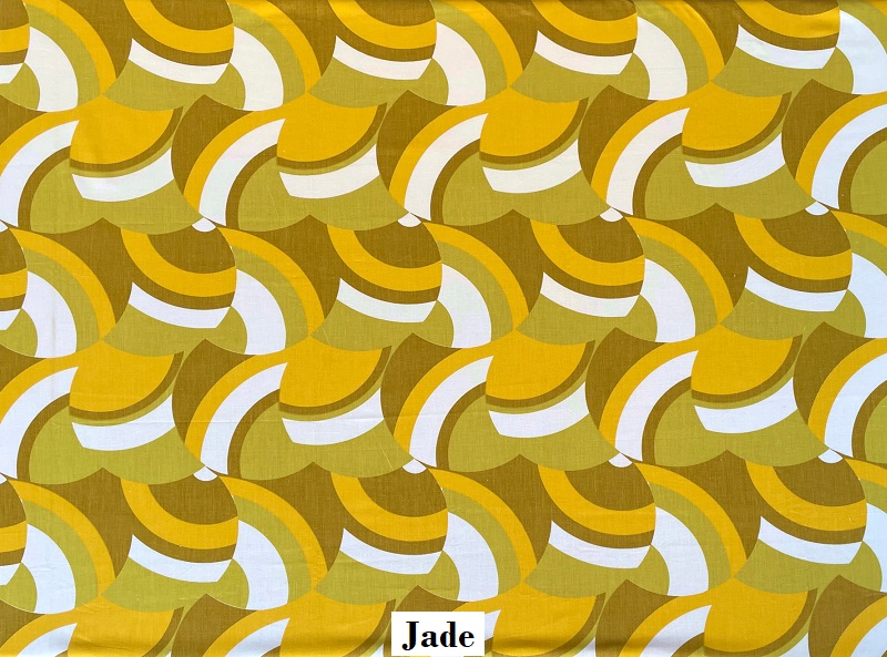tissu vintage jade