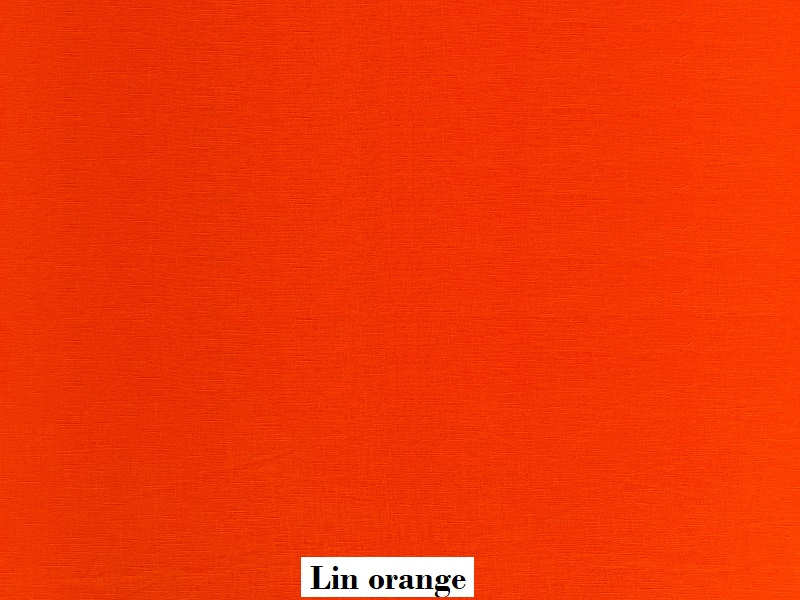 tissu vintage lin-orange