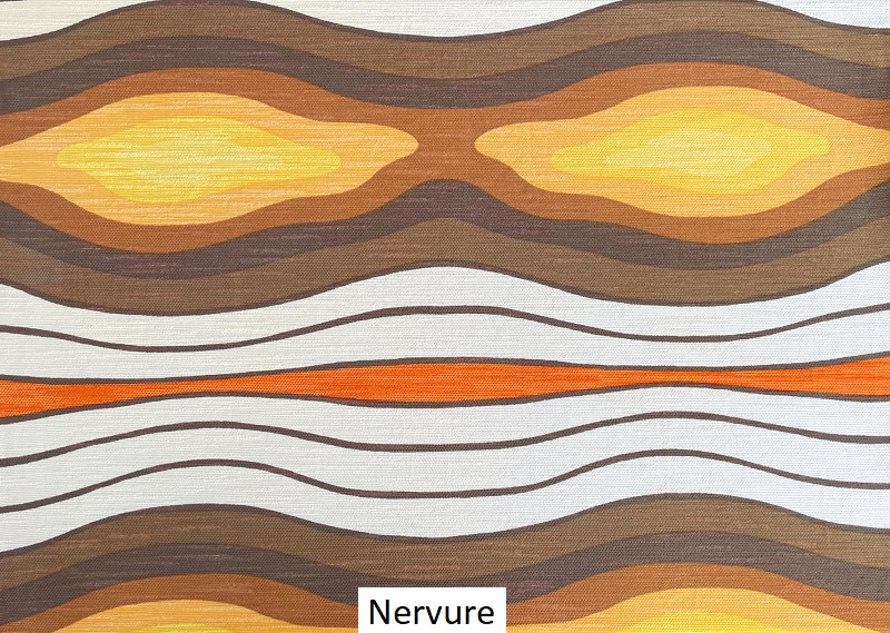 tissu vintage nervure