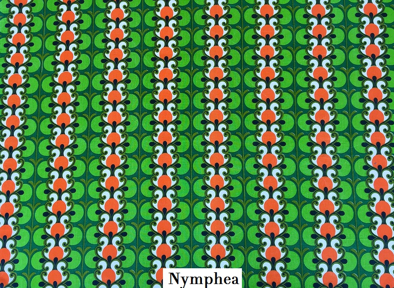 tissu vintage nymphea