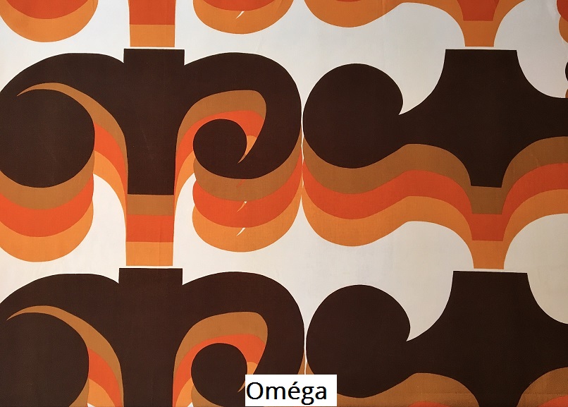 tissu vintage Oméga