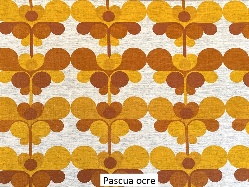 tissu vintage pascua-ocre