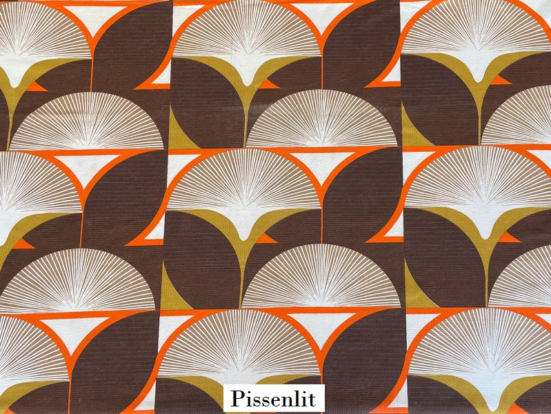 tissu vintage pissenlit