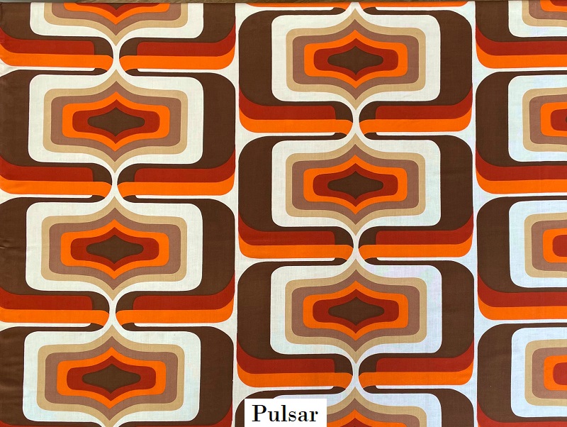 tissu vintage pulsar