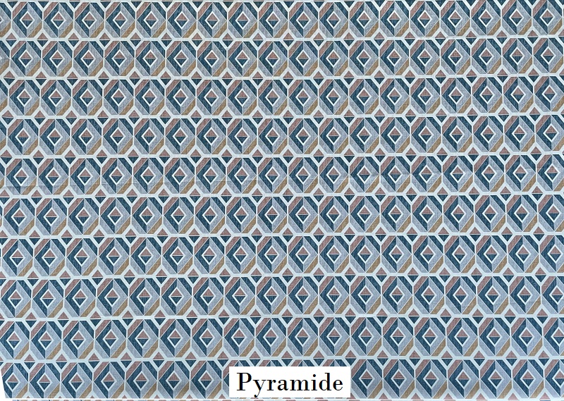tissu vintage pyramide