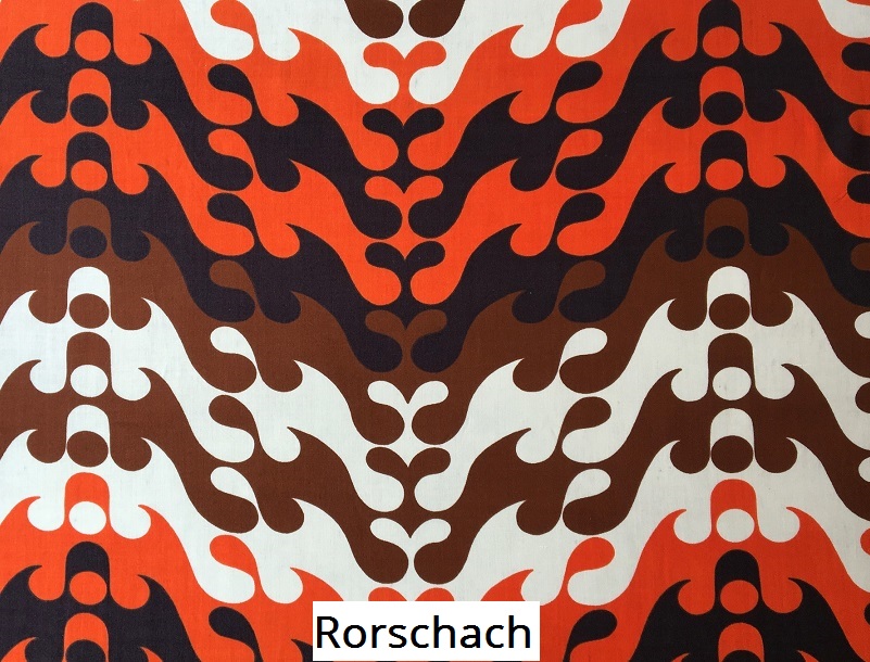 tissu vintage rorschach