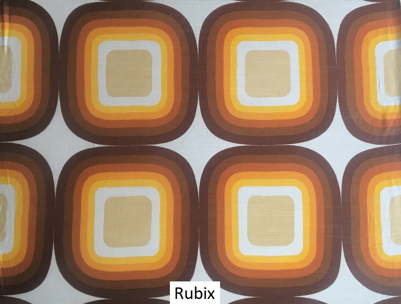 tissu vintage rubix
