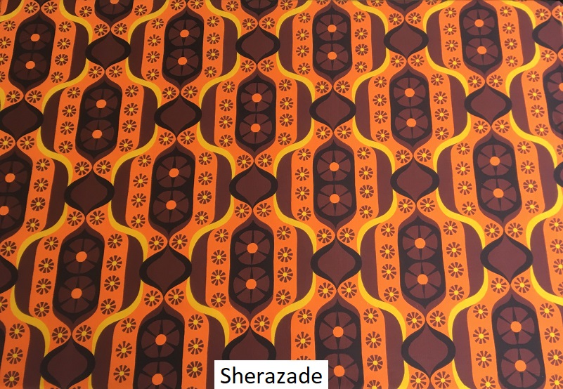 tissu vintage sherazade