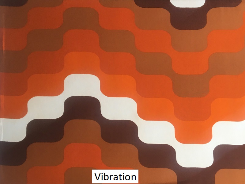 tissu vintage vibration