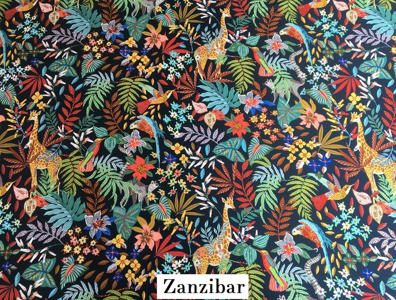 tissu vintage zanzibar